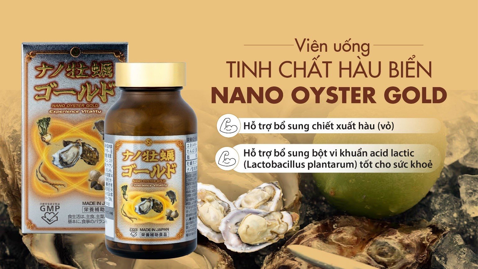 Viên Uống Tinh Chất Hàu Nano Oyster Gold